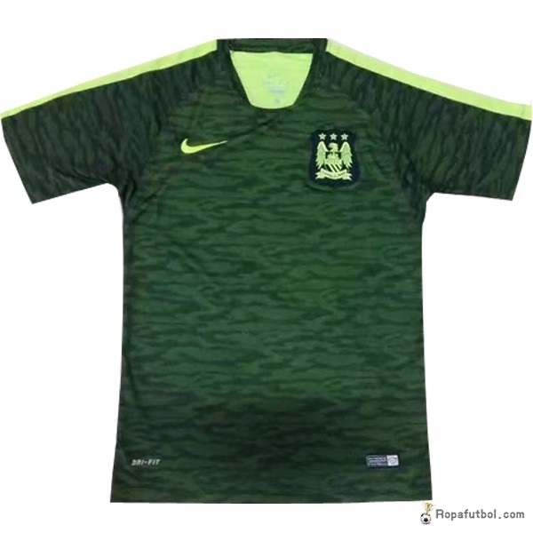 Camiseta Entrenamiento Manchester City 2016/17 Verde